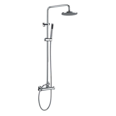 AG Tidy Rigid Riser Shower Kit in Chrome