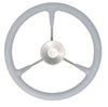 VETUS steering wheel (380 mm - 15") with PU-foam layer grey