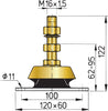 VETUS Flexible engine mounting type 100V (KSTEUN100V)