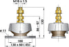 VETUS Flexible engine mounting for 3-cylinder marine diesel engines (KSTEUN40A)