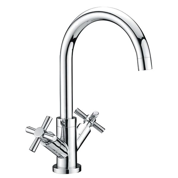 AG Westley (Maverick) Cross Head Kitchen Mixer Tap Chrome