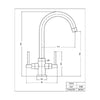 AG Kingston Kitchen Tap in Chrome