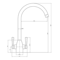 AG Marlo Kitchen Tap in Chrome