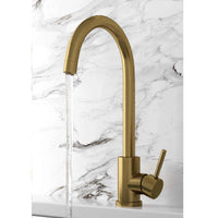 AG Manhattan Kitchen Tap in Brushed Brass