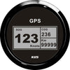 KUS Digital GPS Speedometer 0-999 Knots, kM/H, MPH (Black Bezel/Dial)