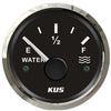 KUS Water Level Gauge Stainless Steel Bezel (Black / US Resistance)