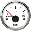 KUS Water Level Gauge Stainless Steel Bezel (White / US Resistance)