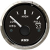 KUS Waste Water Level Gauge Stainless Bezel (Black / Euro Resistance)