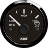 KUS Waste Water Level Gauge Black SS Bezel (Black / Euro Resistance)