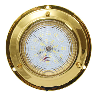 AAA 12V Brass Dome Light LED 3