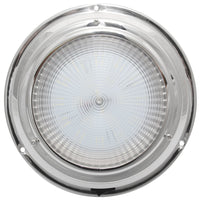 AAA 12V Stainless Steel LED Light 5'' Dome (168mm) - Natural White