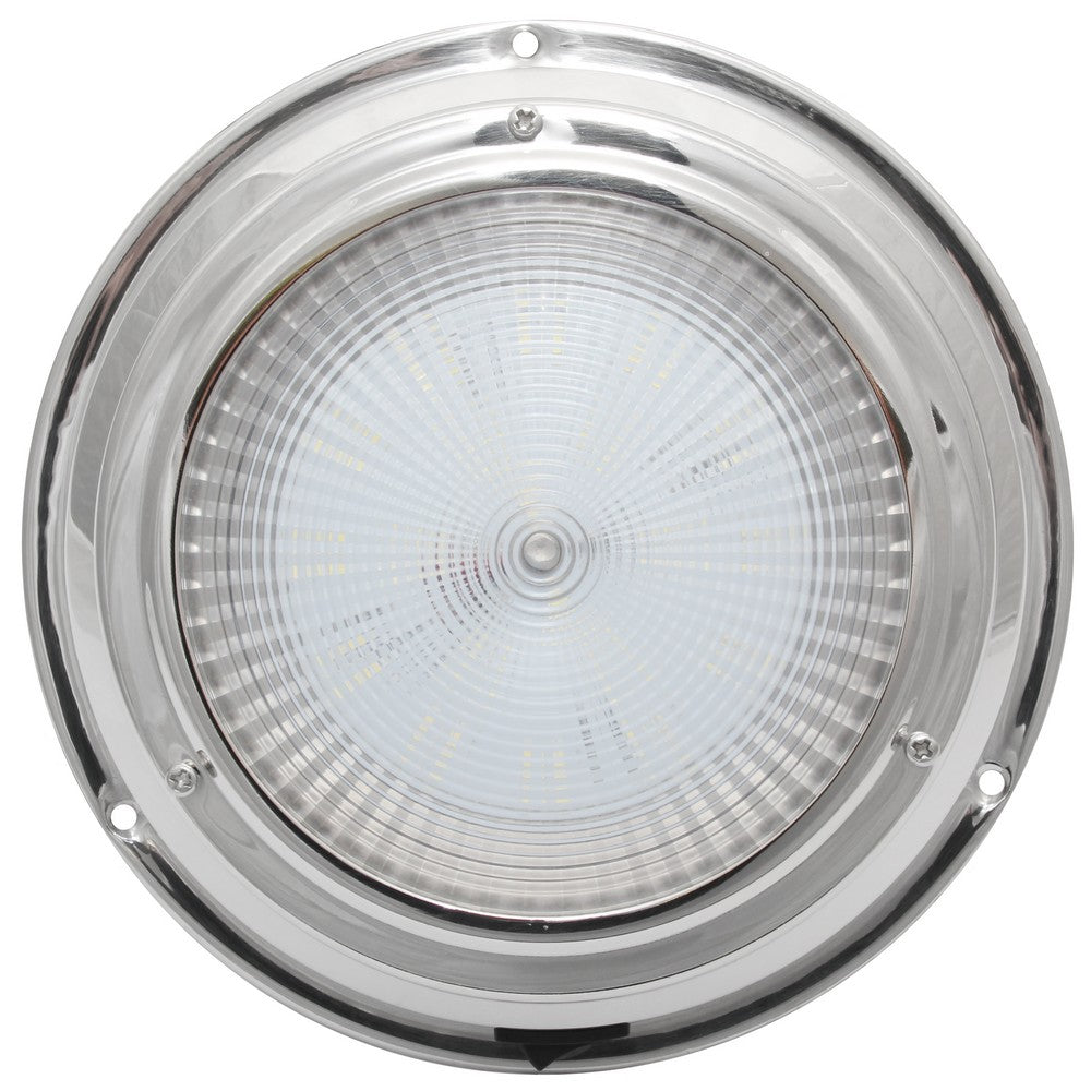 AAA 12V Stainless Steel LED Light 5'' Dome (168mm) - Natural White
