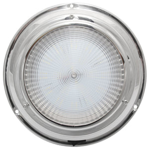 AAA 12V Stainless Steel LED Light 5'' Dome (168mm) - Natural White