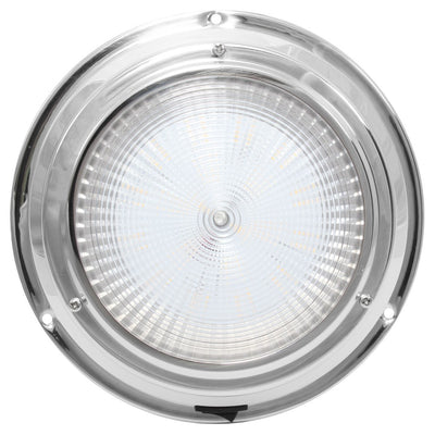 AAA 12V Stainless Dome Light Warm White LED 168mm 5