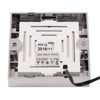 AAA LED Square Downlight Chrome Warm White (Surface Mount)