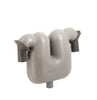 VETUS gas/water separator, 60mm rotating connections, 50mm drain