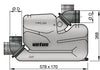 VETUS waterlock for long exhaust systems, type LSG, 60mm (LSG60)