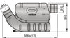 VETUS waterlock for long exhaust systems, type LSL, 75mm (LSL75)