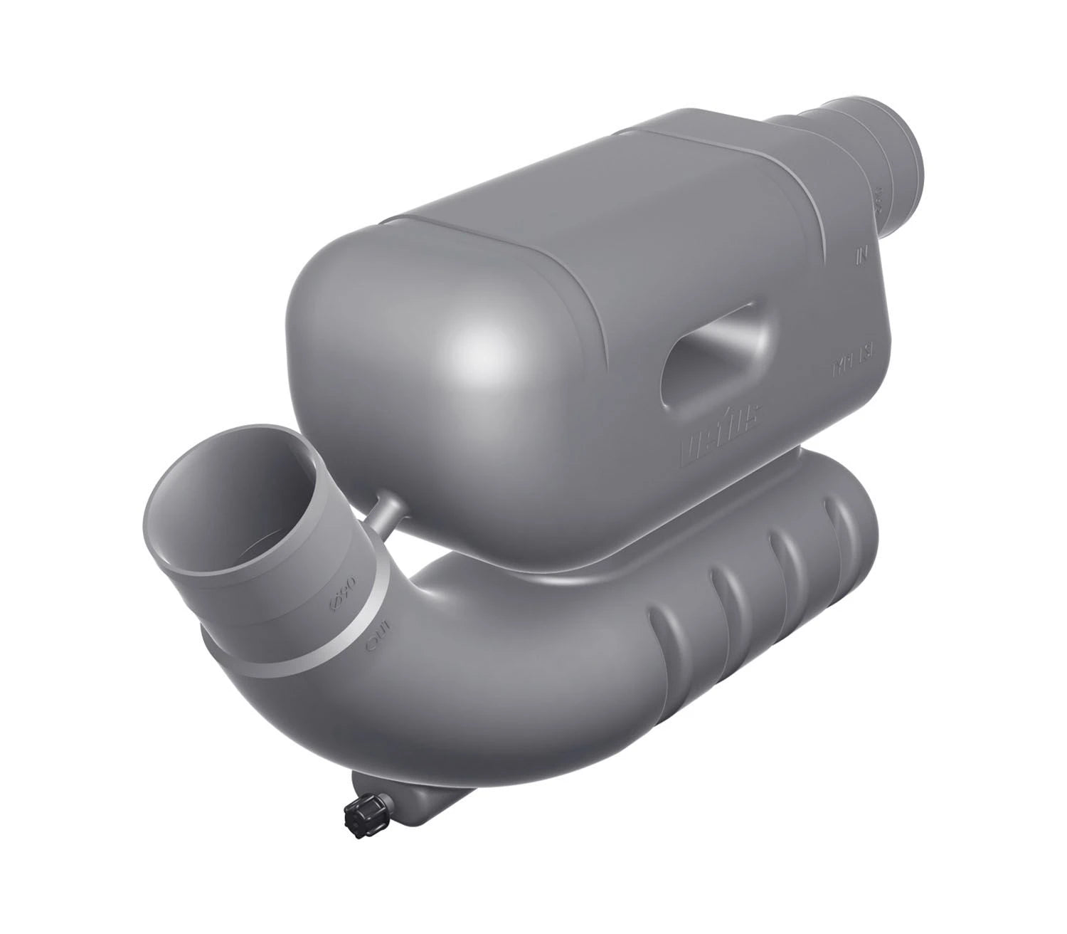 VETUS waterlock for long exhaust systems, type LSL, 90mm