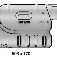 VETUS waterlock for long exhaust systems, type LSL, 90mm (LSL90)