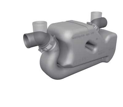 VETUS waterlock for long exhaust systems, type LSS, 51mm