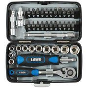 Laser Tools Socket and Bit Set 1/4" Drive (38-Piece) LT-5960 5960