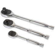 Laser Tools Standard Ratchet Set (1/4", 3/8" and 1/2" Drive) LT-6421 6421