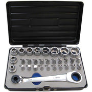 Laser Tools Socket and Bit Set 1/4" Drive (31-Piece) LT-6717 6717