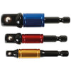 Laser Tools Socket Adaptor Set with Rotating Sleeve 1/4", 3/8" & 1/2"