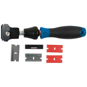 Laser Tools Extendable Razor Scraper with 4 Blades