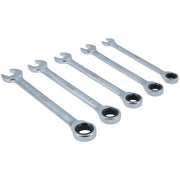 Laser Tools Ratchet Ring Combination Spanner Set 5-Piece (10mm - 15mm) LT-8510 8510