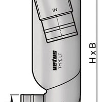 VETUS gooseneck type LT, inlet/outlet 102mm (LT102)