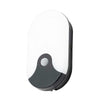 Turus Oval Bulkhead Light with PIR in Black (1200lm / 15W)