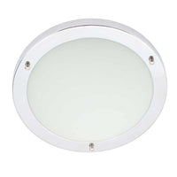 Delphi LED Flush Ceiling Light 310mm Chrome (900lm / 18W)