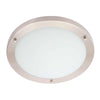 Delphi LED Flush Ceiling Light 310mm Satin Nickel (900lm / 18W)