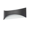 Stroud LED Up/Down Wall Light Black (275lm / 6W)