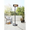 Blaze Wall Mounted Outdoor Heater Black Variable Watt