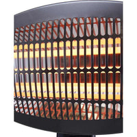 Opal Wall Mounted or Freestanding Outdoor Heater Black 2000W