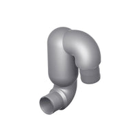VETUS gooseneck type LT, inlet 65mm, outlet 75mm