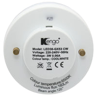AG LED Micro Puck Lamp (Cool White / 230V / 3W)