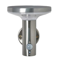 Clara Solar LED Wall Light with PIR Sensor Stainless Steel (220Lm/ 2W)
