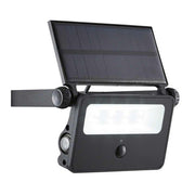 Solar Powered Security Floodlight with PIR Black (200lm / 2W)