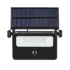 Solar Powered Security Floodlight with PIR Black (200lm / 2W)