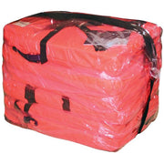 Lalizas Dry Bag with 4 Foam Lifebelts No.70991 100N Fluorescent Orange