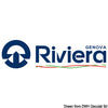 RIVIERA compass 4" enveloping opening white/black front view