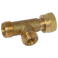 Clesse Changeover T-Piece with Non-Return Valve
