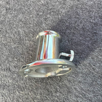 ANGLED STAINLESS STEEL SOCKET FOR FLAGSTAFF 25mm WITH SCREW LOCK