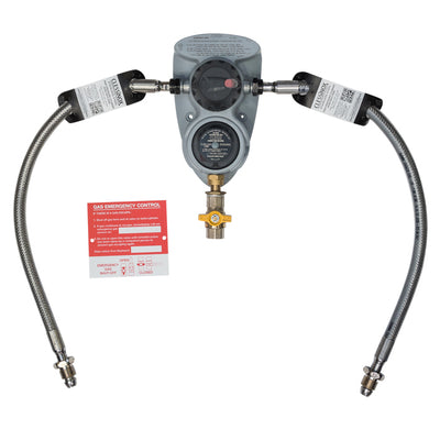 Clesse Compact R800 OPSO 2 Cylinder Aco with Stainless Steel Pigtails
