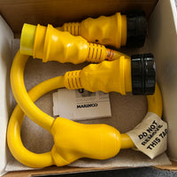 Y Adapter, 50A 125/250V Male To (2) 50A 125V Females