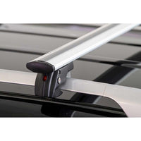 Menabo Jackson Silver Raised Rail Roof Bars (90kg Max.)